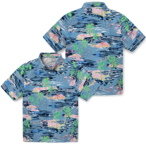 north-carolina-tar-heels-hawaiian-shirt-hawaii-island-high-quality.webp