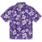 Northwestern Wildcats Hawaiian Shirt - Tropical Floral Pattern 1 northwestern-wildcats-hawaiian-shirt-hibiscus-flower-design-best-selling.webp