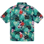 Notre Dame Fighting Irish Hawaiian Shirt - Customized Hibiscus Blossoms Navy 1 Notre Dame Fighting Irish Hawaiian Shirt Customized Hibiscus Blossoms Navy Best Selling