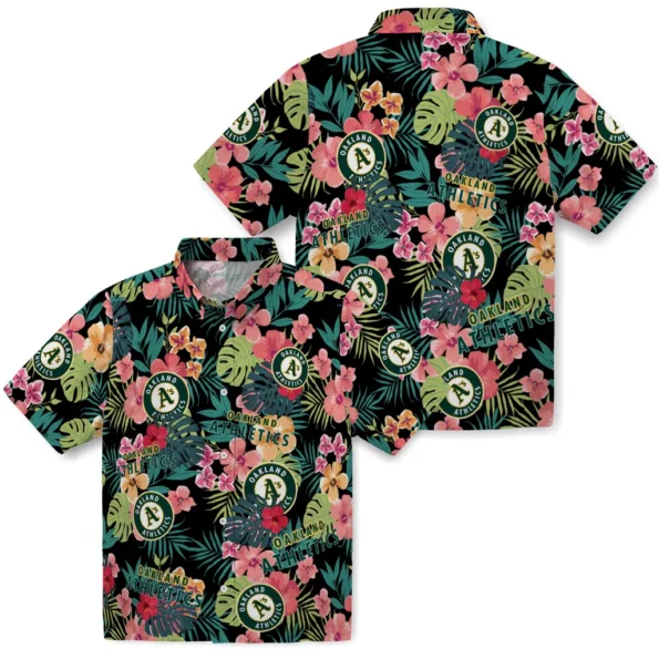 Oakland Athletics Hawaiian Shirt Customized Hibiscus Paradise High Quality