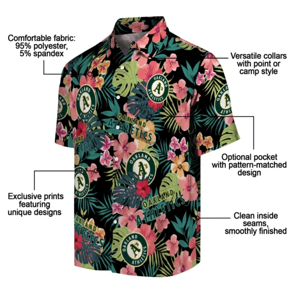 Oakland Athletics Hawaiian Shirt Customized Hibiscus Paradise New Arrival