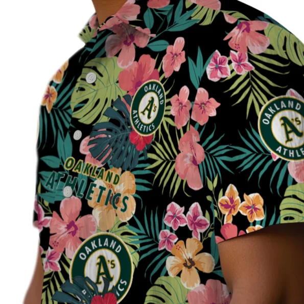 Oakland Athletics Hawaiian Shirt Customized Hibiscus Paradise Trendy