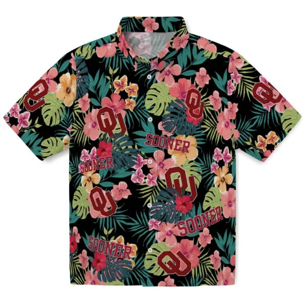 Oklahoma Sooners Hawaiian Shirt Personalized Hibiscus Paradise Best Selling Oklahoma Sooners Hawaiian Shirt Personalized Hibiscus Paradise Best Selling