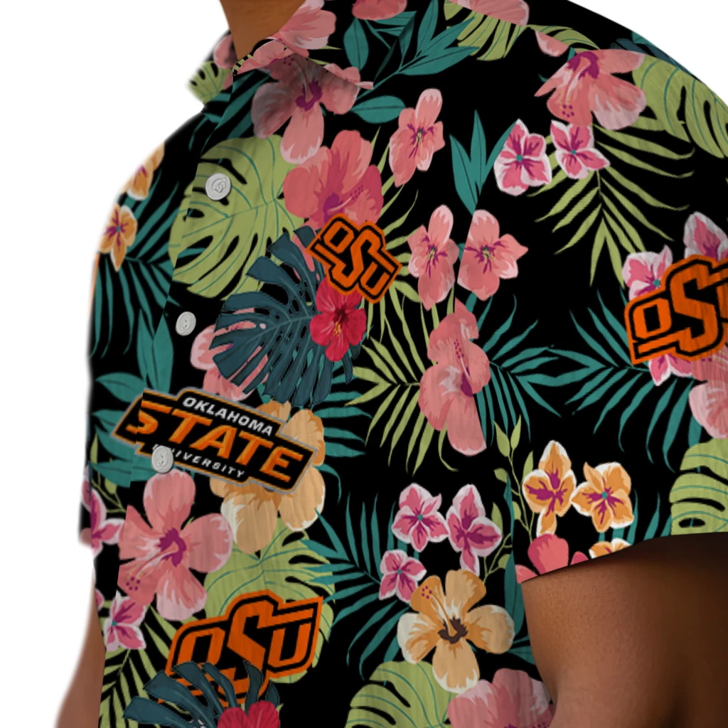 Oklahoma State Cowboys Hawaiian Shirt Custom Hibiscus Paradise Trendy Oklahoma State Cowboys Hawaiian Shirt Custom Hibiscus Paradise Trendy
