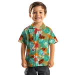 Oklahoma State Cowboys Hawaiian Shirt Customized Hibiscus Blossoms Orange Best Selling