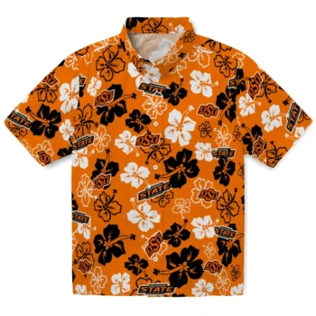 Oklahoma State Cowboys Hawaiian Shirt - Tropical Floral Pattern