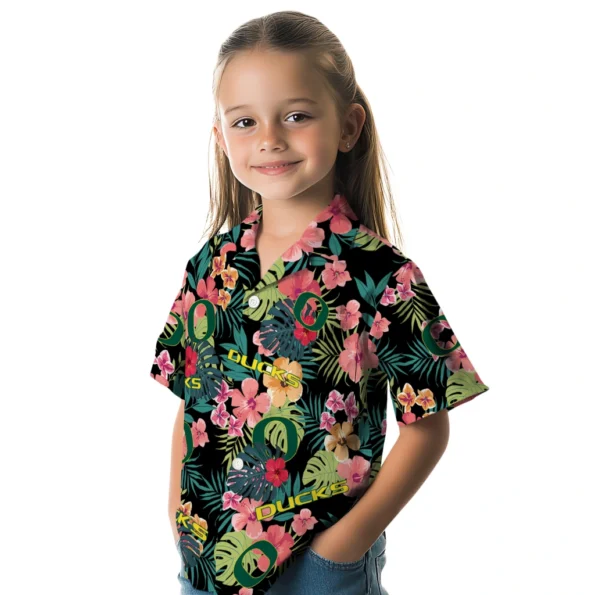 Oregon Ducks Hawaiian Shirt Customized Hibiscus Paradise Premium Grade Oregon Ducks Hawaiian Shirt Customized Hibiscus Paradise Premium Grade