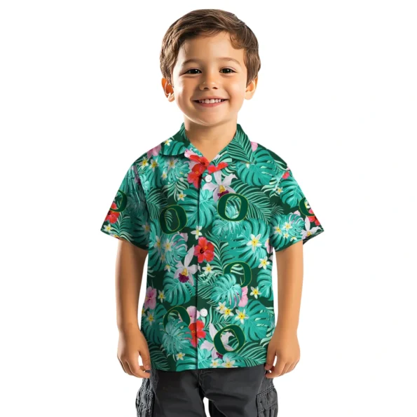 Oregon Ducks Hawaiian Shirt Personalized Hibiscus Blossoms Green Top Rated Oregon Ducks Hawaiian Shirt Personalized Hibiscus Blossoms Green Top Rated