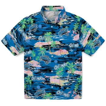 Orlando Magic Hawaiian Shirt - Tropical Palms