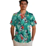 Philadelphia Eagles Hawaiian Shirt Custom Hibiscus Blossoms Green Best Selling