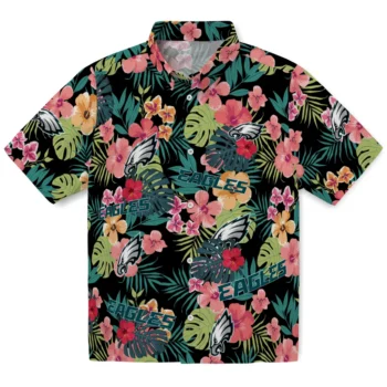 Philadelphia Eagles Hawaiian Shirt Personalized Hibiscus Paradise Best Selling