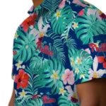 Philadelphia Phillies Hawaiian Shirt Custom Hibiscus Blossoms Blue Best Selling