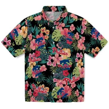 Philadelphia Phillies Hawaiian Shirt Personalized Hibiscus Paradise Best Selling