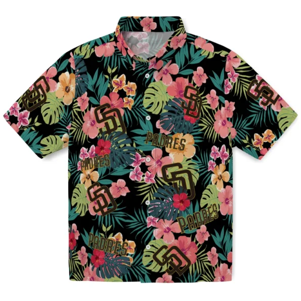 San Diego Padres Hawaiian Shirt Customized Hibiscus Paradise Best Selling San Diego Padres Hawaiian Shirt Customized Hibiscus Paradise Best Selling