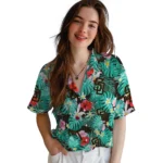 San Diego Padres Hawaiian Shirt Personalized Hibiscus Blossoms Brown Best Selling