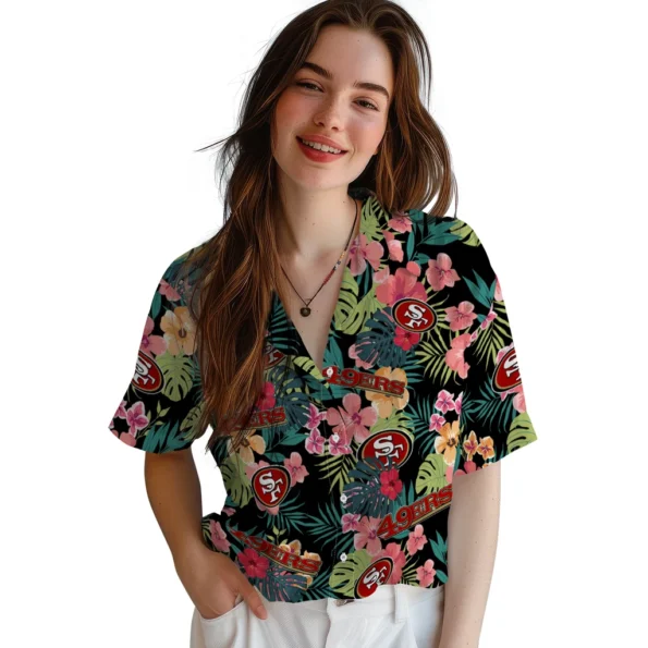 San Francisco 49ers Hawaiian Shirt Customized Hibiscus Paradise Latest Model
