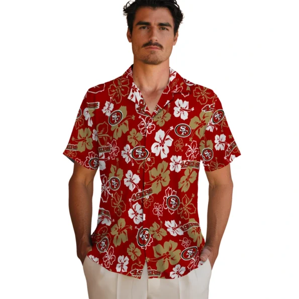 san-francisco-49ers-hawaiian-shirt-hibiscus-flower-design-fashion-forward.webp