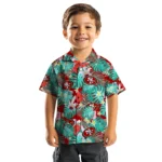 San Francisco 49ers Hawaiian Shirt Personalized Hibiscus Blossoms Red Best Selling