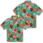 San Francisco Giants Hawaiian Shirt Custom Hibiscus Blossoms Orange Best Selling