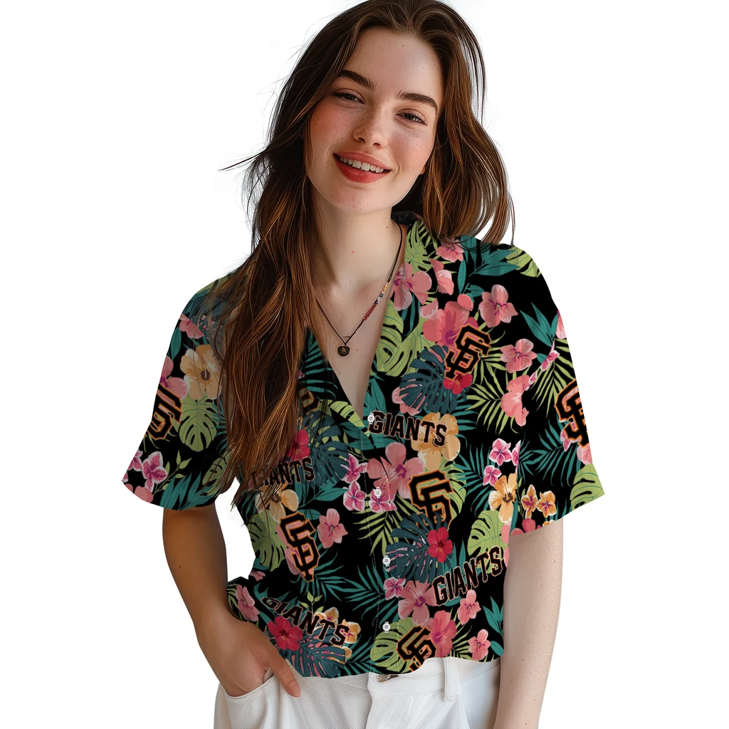 San Francisco Giants Hawaiian Shirt Personalized Hibiscus Paradise Latest Model San Francisco Giants Hawaiian Shirt Personalized Hibiscus Paradise Latest Model
