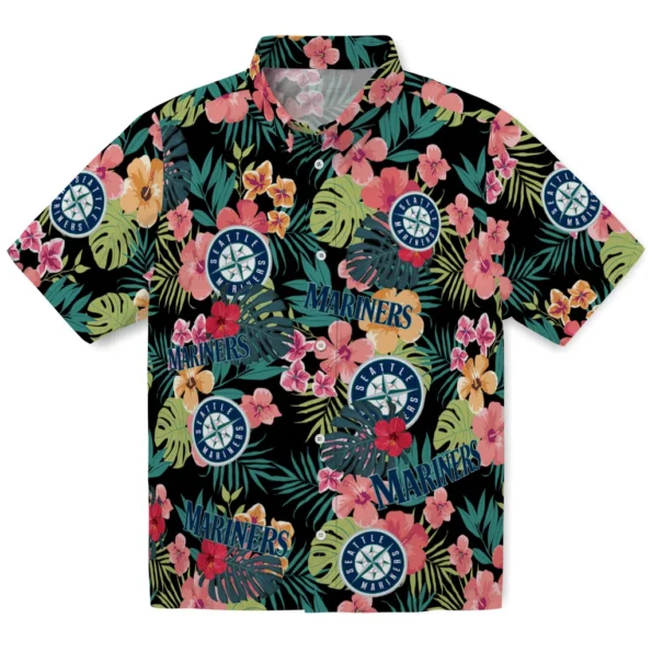 Seattle Mariners Hawaiian Shirt Custom Hibiscus Paradise Best Selling Seattle Mariners Hawaiian Shirt Custom Hibiscus Paradise Best Selling
