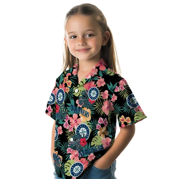 Seattle Mariners Hawaiian Shirt Custom Hibiscus Paradise Premium Grade Seattle Mariners Hawaiian Shirt Custom Hibiscus Paradise Premium Grade