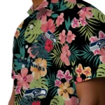 Seattle Seahawks Hawaiian Shirt Personalized Hibiscus Paradise Best Selling