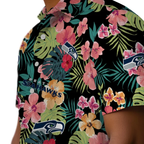 Seattle Seahawks Hawaiian Shirt Personalized Hibiscus Paradise Trendy Seattle Seahawks Hawaiian Shirt Personalized Hibiscus Paradise Trendy