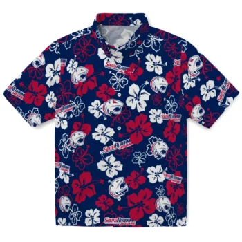 South Alabama Jaguars Hawaiian Shirt - Tropical Floral Pattern