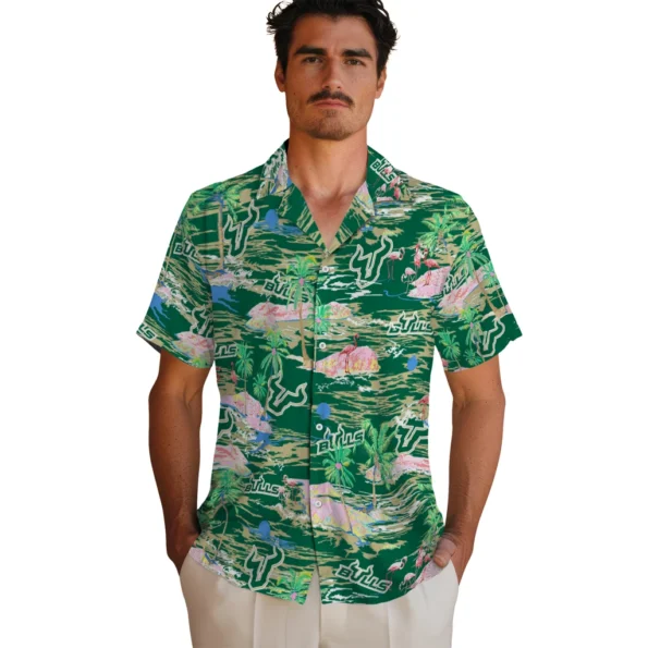 south-florida-bulls-hawaiian-shirt-hawaii-island-fashion-forward.webp