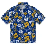 St. Louis Blues Hawaiian Shirt - Tropical Floral Pattern 1 st-louis-blues-hawaiian-shirt-hibiscus-flower-design-best-selling.webp