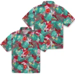 St Louis Cardinals Hawaiian Shirt Personalized Hibiscus Blossoms Red Best Selling