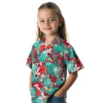 St Louis Cardinals Hawaiian Shirt Personalized Hibiscus Blossoms Red Best Selling