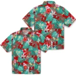 Tampa Bay Buccaneers Hawaiian Shirt Customized Hibiscus Blossoms Red Best Selling
