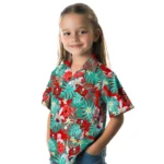 Tampa Bay Buccaneers Hawaiian Shirt Customized Hibiscus Blossoms Red Best Selling