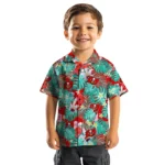 Tampa Bay Buccaneers Hawaiian Shirt Customized Hibiscus Blossoms Red Best Selling
