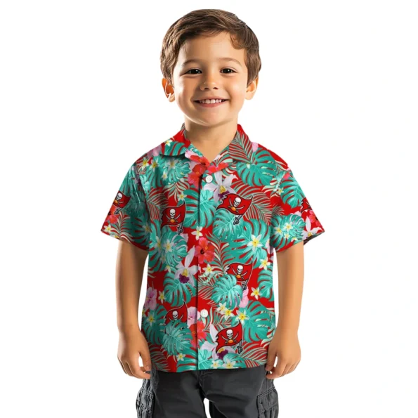Tampa Bay Buccaneers Hawaiian Shirt Customized Hibiscus Blossoms Red Top Rated Tampa Bay Buccaneers Hawaiian Shirt Customized Hibiscus Blossoms Red Top Rated