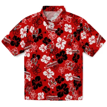 Tampa Bay Buccaneers Hawaiian Shirt - Tropical Floral Pattern