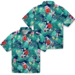 Tampa Bay Rays Hawaiian Shirt Custom Hibiscus Blossoms Navy Best Selling