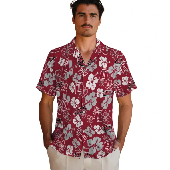 temple-owls-hawaiian-shirt-hibiscus-flower-design-fashion-forward.webp