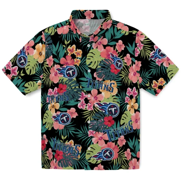 Tennessee Titans Hawaiian Shirt Customized Hibiscus Paradise Best Selling Tennessee Titans Hawaiian Shirt Customized Hibiscus Paradise Best Selling