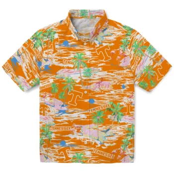 Tennessee Volunteers Hawaiian Shirt - Tropical Palms