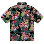 Texas Rangers Hawaiian Shirt - Custom Hibiscus Paradise 1 Texas Rangers Hawaiian Shirt Custom Hibiscus Paradise Best Selling