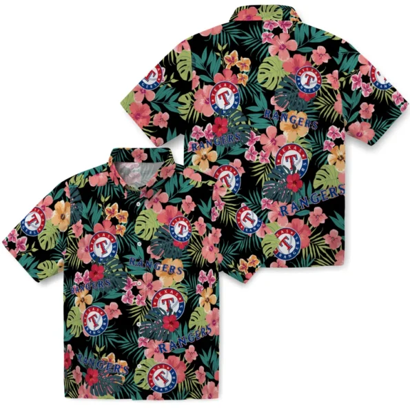 Texas Rangers Hawaiian Shirt Custom Hibiscus Paradise High Quality Texas Rangers Hawaiian Shirt Custom Hibiscus Paradise High Quality