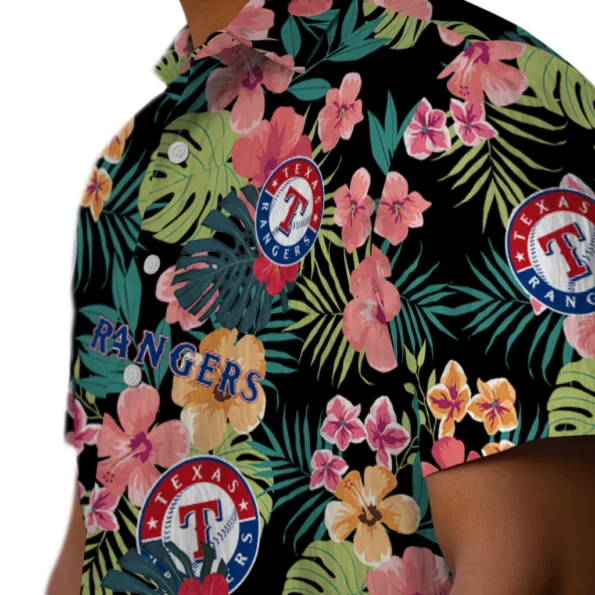 Texas Rangers Hawaiian Shirt Custom Hibiscus Paradise Trendy Texas Rangers Hawaiian Shirt Custom Hibiscus Paradise Trendy