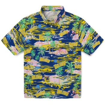Toledo Rockets Hawaiian Shirt - Tropical Palms