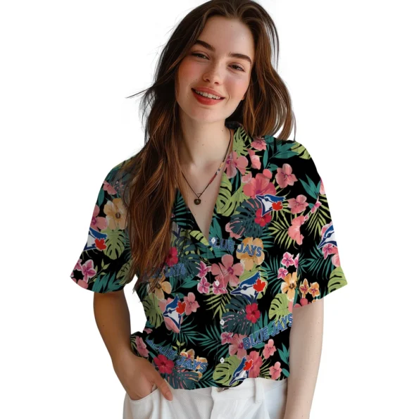 Toronto Blue Jays Hawaiian Shirt Customized Hibiscus Paradise Latest Model Toronto Blue Jays Hawaiian Shirt Customized Hibiscus Paradise Latest Model