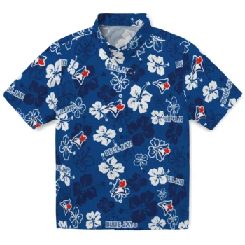 Toronto Blue Jays Hawaiian Shirt - Tropical Floral Pattern