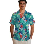 Toronto Blue Jays Hawaiian Shirt Personalized Hibiscus Blossoms Blue Best Selling