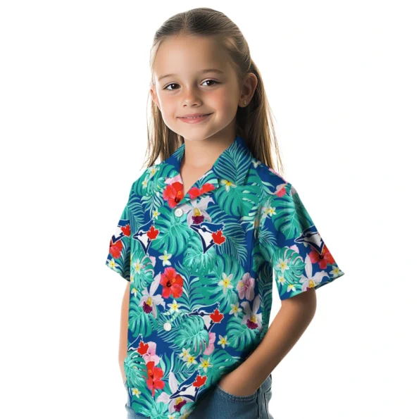Toronto Blue Jays Hawaiian Shirt Personalized Hibiscus Blossoms Blue Premium Grade Toronto Blue Jays Hawaiian Shirt Personalized Hibiscus Blossoms Blue Premium Grade